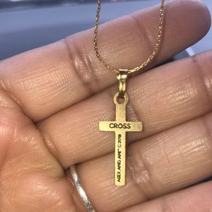 Alex and Ani cross necklace